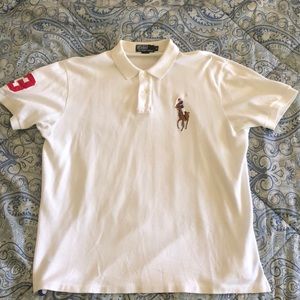 Polo Ralph Lauren big embroidered pony shirt.